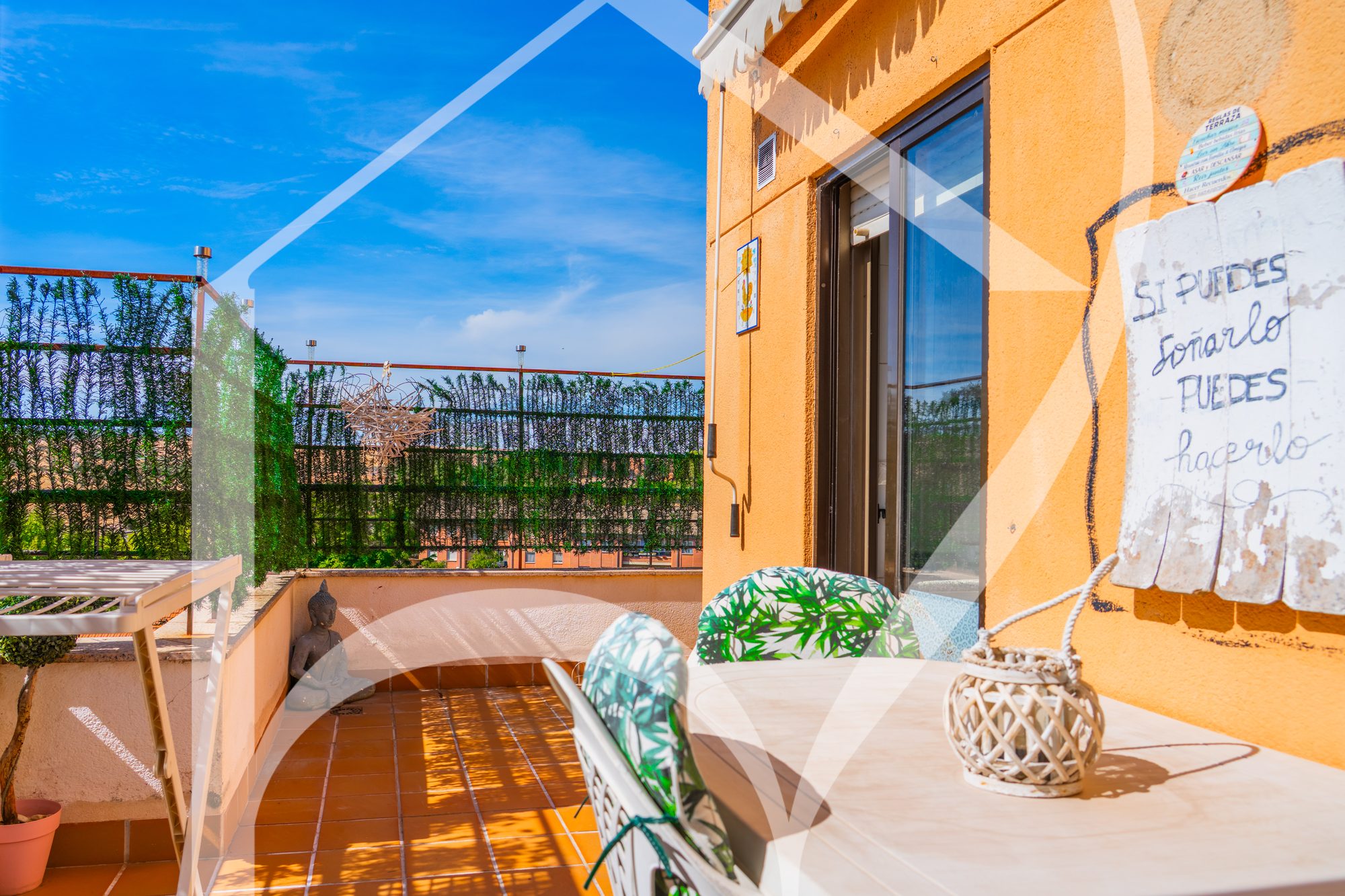Terraza, zona de estar