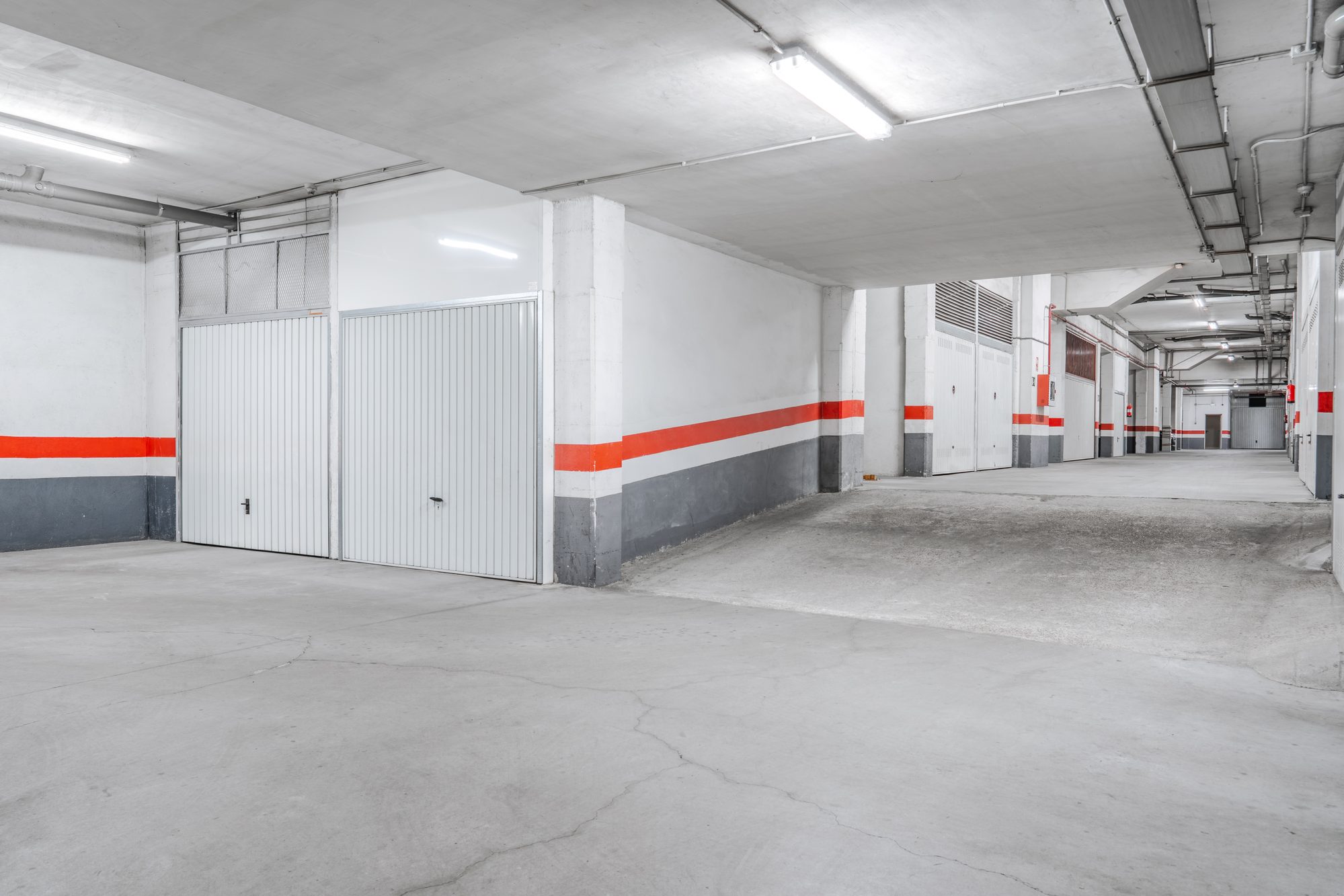 Zona de plazas, pasillo
