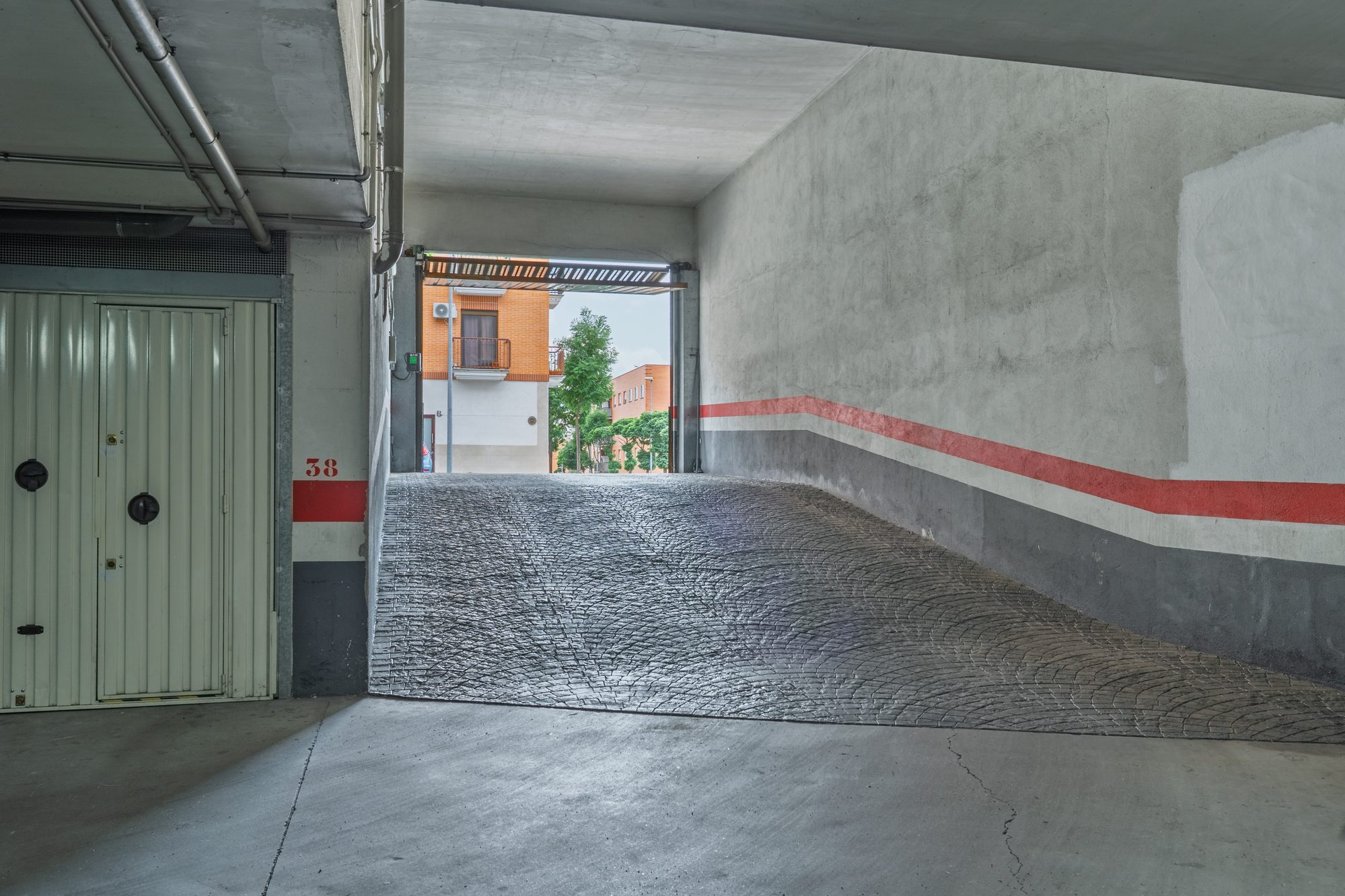 Acceso, rampa