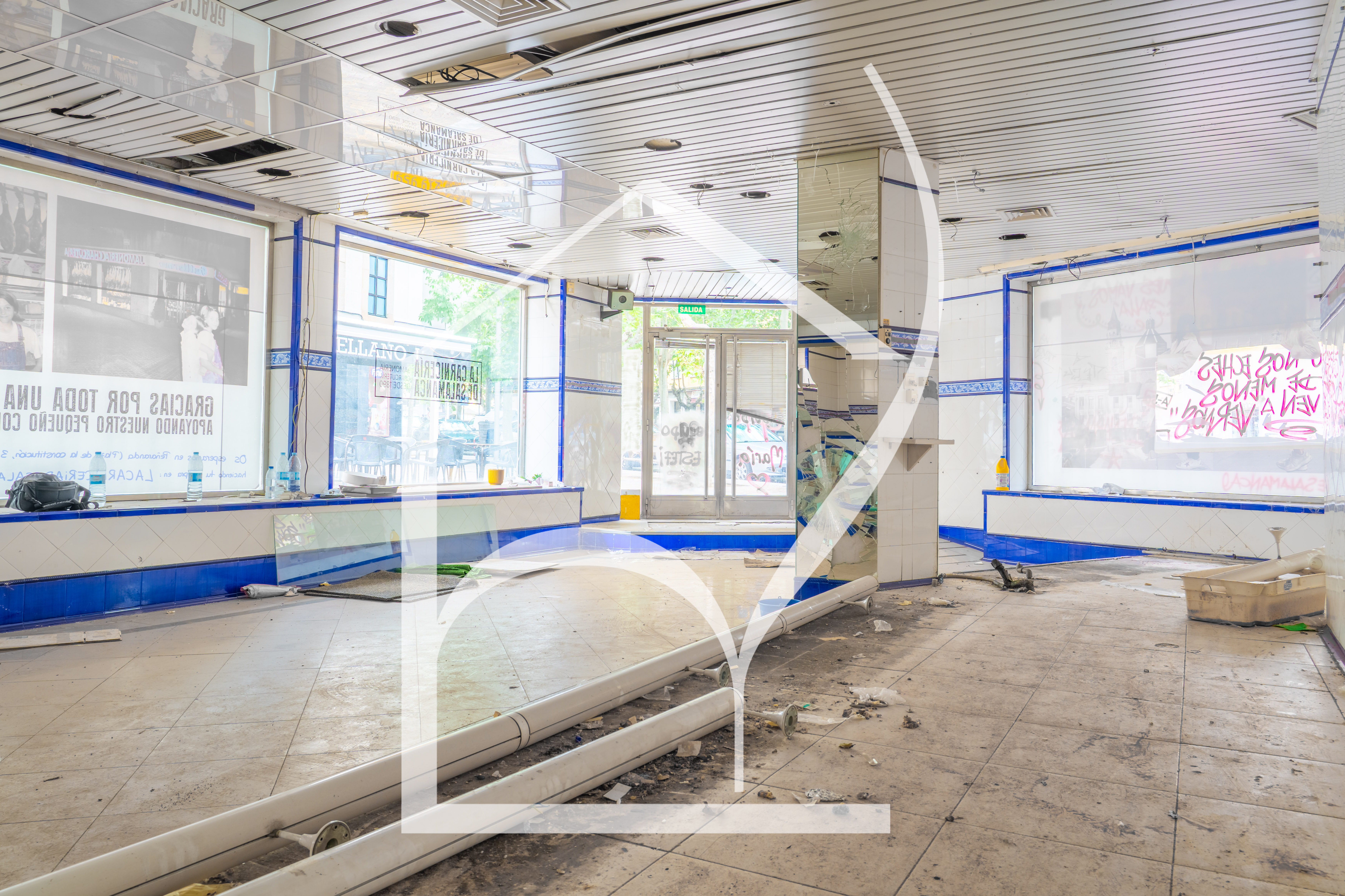 Interior — zona comercial