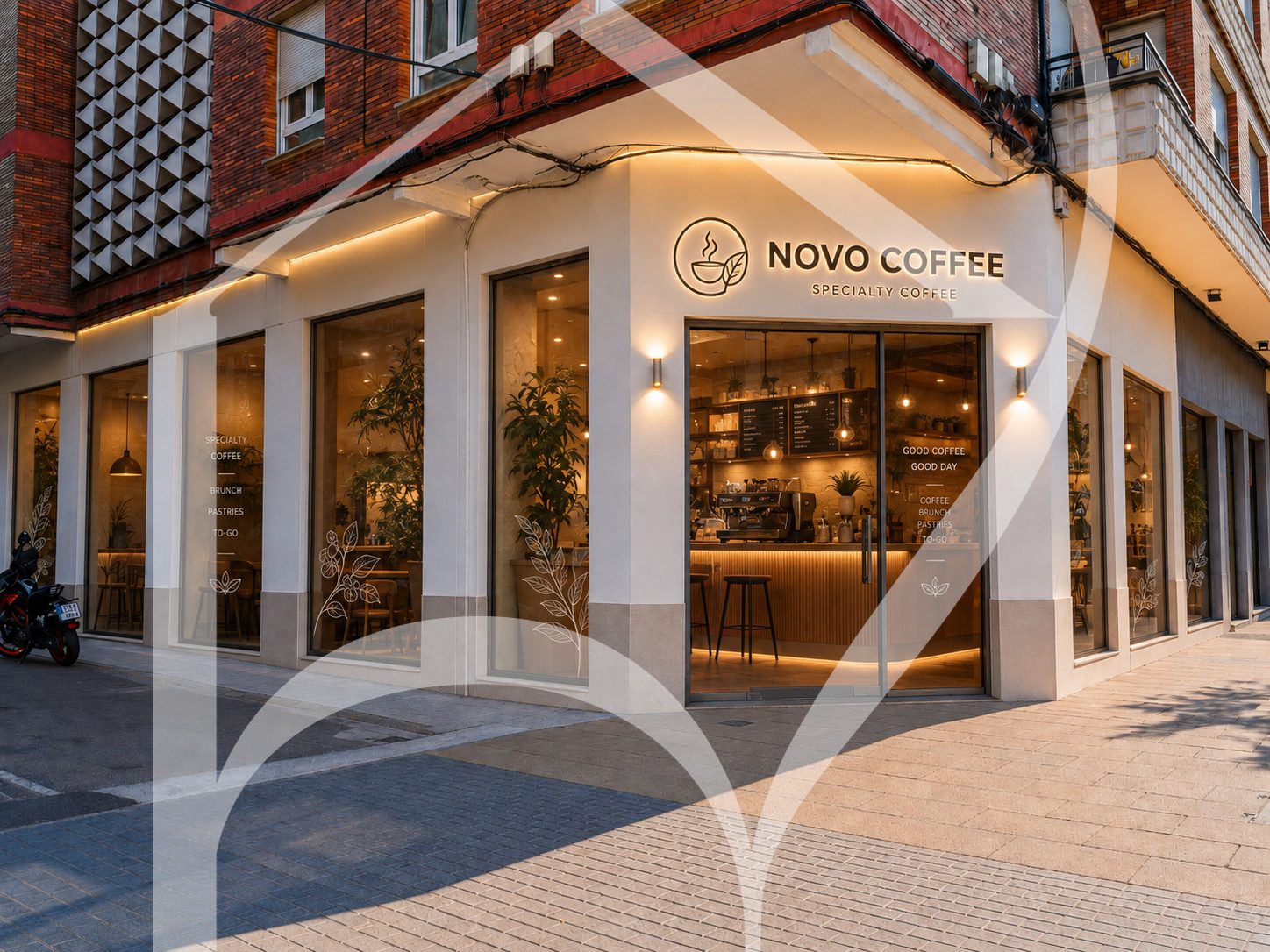 Propuesta de fachada — Novo Coffee